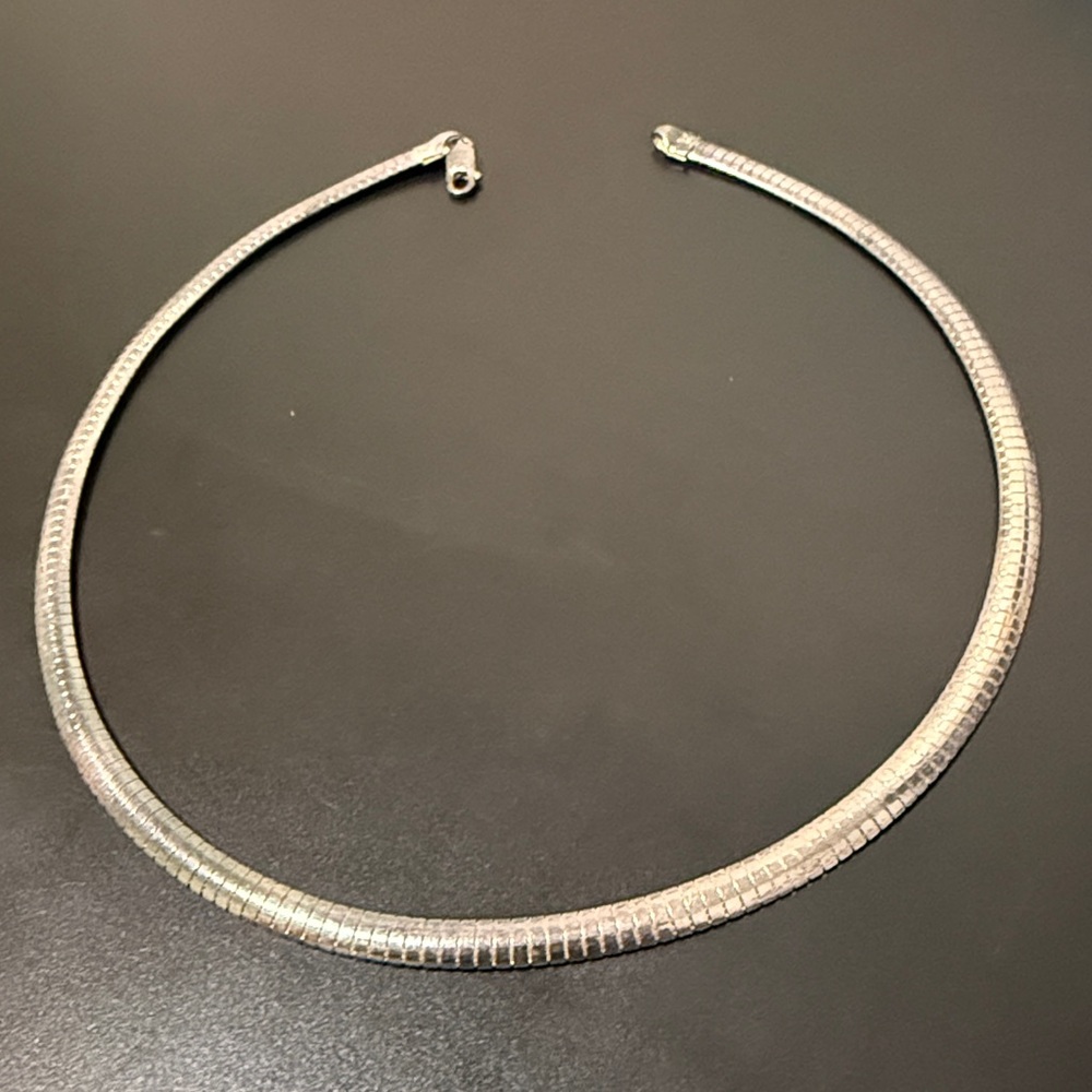 Sleek Silver Necklace